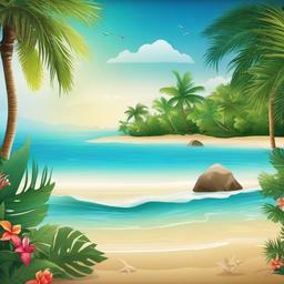 Beach background - tropical picture background  