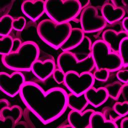 Neon Background Wallpaper - neon pink heart wallpaper  