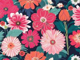 preppy flowers wallpaper  background