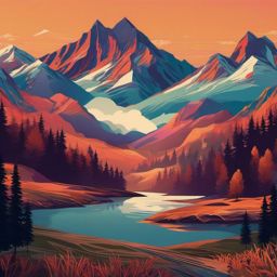 Dual Monitor Wallpaper - Elevate your workspace with a dual-screen wallpaper featuring a majestic mountain landscape, offering you the freedom to explore vast terrains right from your desk.  intricate patterns, splash art, wallpaper art