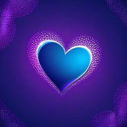 Heart Background Wallpaper - blue and purple heart wallpaper  