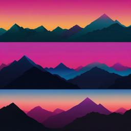 Mountain Background Wallpaper - gradient mountain background  