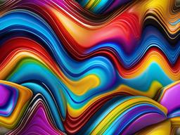 Rainbow Marble Background  