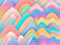 Pastel Rainbow Phone Background  