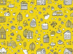 yellow wallpaper cute  ,desktop background wallpaper