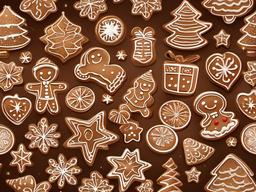 Christmas Background Gingerbread  