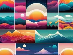Beautiful Wallpapers - Natural Beauty and Scenic Landscapes wallpaper splash art, vibrant colors, intricate patterns