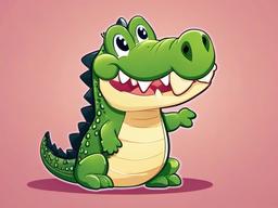 cute crocodile wallpaper  ,desktop background wallpaper