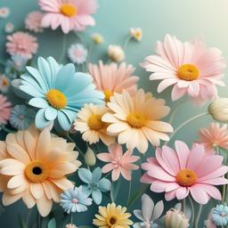 Flower Background Wallpaper - pastel flower background  