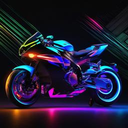 Neon Background Wallpaper - neon motorcycle wallpaper  