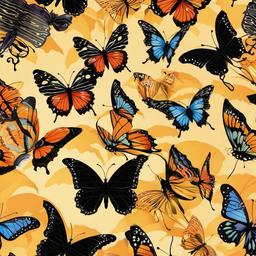 Butterfly Background Wallpaper - halloween butterfly background  