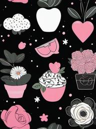 Cute Black Wallpaper Aesthetic  ,mobile iphone background wallpaper