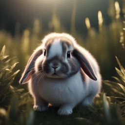 cute baby rabbit 8k realistic cinematic 