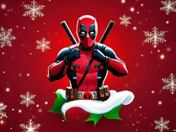 Deadpool Christmas Wallpaper  