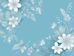 Pretty Blue Background-Light blue with delicate floral patterns for a charming, pretty look  background wallpaper