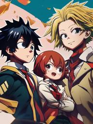 My Hero Academia Wallpaper Cute - MHA characters with a cute twist  ,mobile iphone background wallpaper