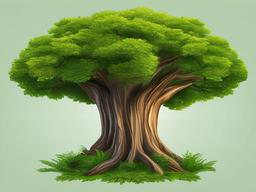 Tree clipart - tree with a full canopy  