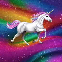 Glitter background - glitter rainbow unicorn background  