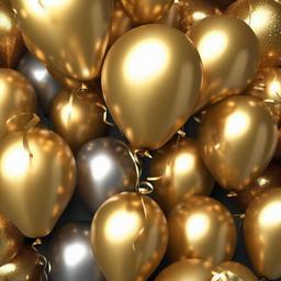 Party Background Wallpaper - gold balloon background  