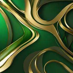 green and gold background  