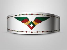 italian armband tattoo  simple color tattoo,minimal,white background