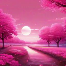 anime pink wallpaper  