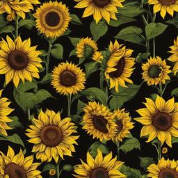 Sunflower Background Wallpaper - sunflower background picture  