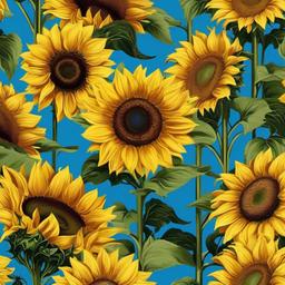 Sunflower Background Wallpaper - sunflower blue sky wallpaper  