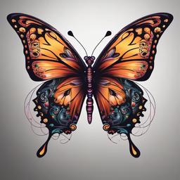 cute butterfly tattoo designs  