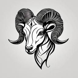 aries cancer tattoo  simple vector color tattoo