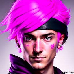 ninja with pink hair 