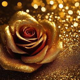 Gold Background Wallpaper - glitter rose background  