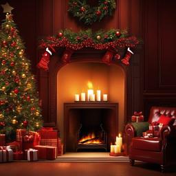 Christmas Background Wallpaper - free christmas fireplace background  