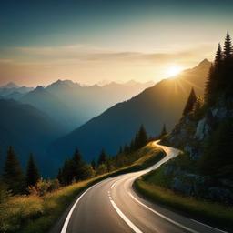 Mountain Background Wallpaper - mountain road background  