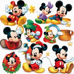 Mickey Mouse clipart - Mickey Mouse in various seasonal themes  