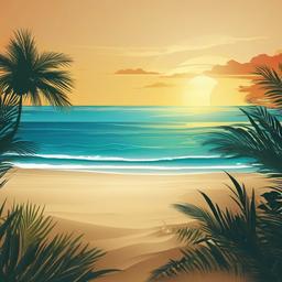 Beach Background Wallpaper - simple beach background  