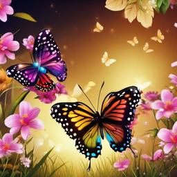 Butterfly Background Wallpaper - butterfly animation background  
