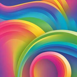 Rainbow Background Wallpaper - rainbow cute background  