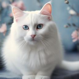 Cat Background Wallpaper - wallpaper white cat  