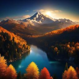 Mountain Background Wallpaper - mountain fall background  