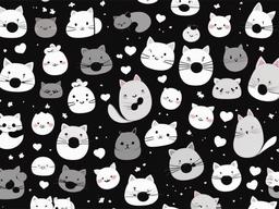 Aesthetic Cute Black Wallpaper - Black tones with aesthetic cuteness  ,background wallpaper