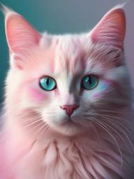 pastel cat wallpaper  ,mobile iphone background wallpaper