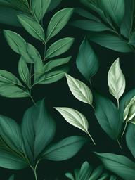 Aesthetic Dark Green Leaves Wallpaper  ,mobile iphone background wallpaper