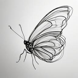 sketch of butterfly easy  minimal rough sketch scribbles,doodles,black and white