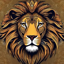 Lion Wallpaper - Majestic African Lion Portrait, the King of the Savannah  intricate patterns, splash art, wallpaper art