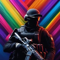 Rainbow Background Wallpaper - rainbow six siege animated wallpaper  