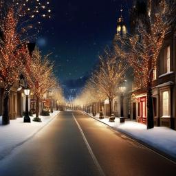 Christmas Background Wallpaper - christmas street wallpaper  