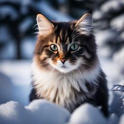 Cat Background Wallpaper - winter cat wallpaper  