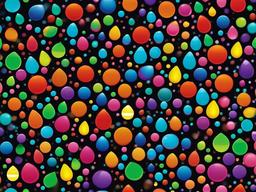 Rainbow Drops Wallpaper  