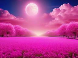 Pink Heaven Background  